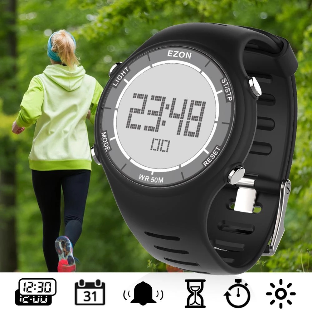 Outdoor Sport Lights - EZON Orologio sportivo digitale da donna