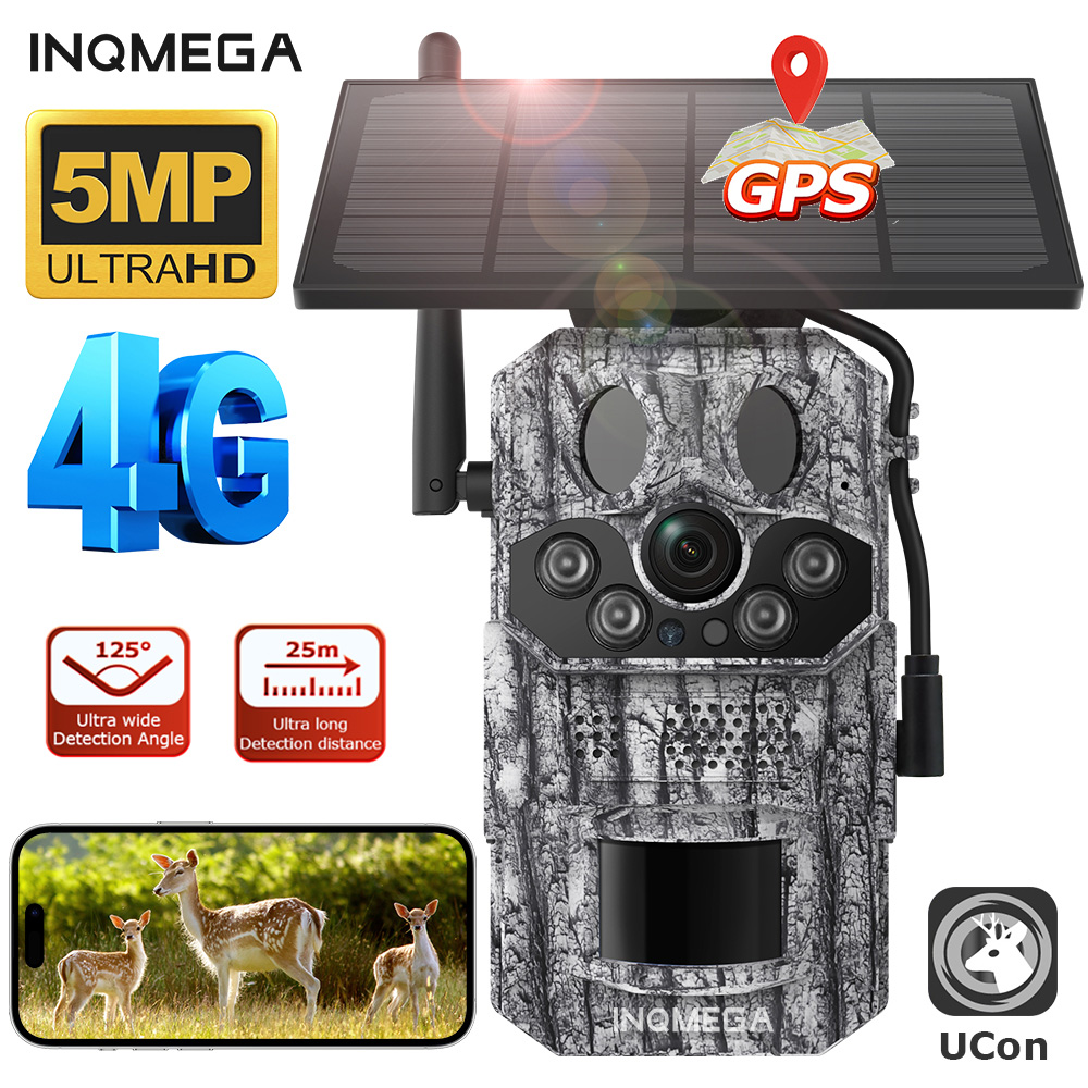 Outdoor Sport Camera - INQMEGA4G 2K 5MP PIR Movimento attivato