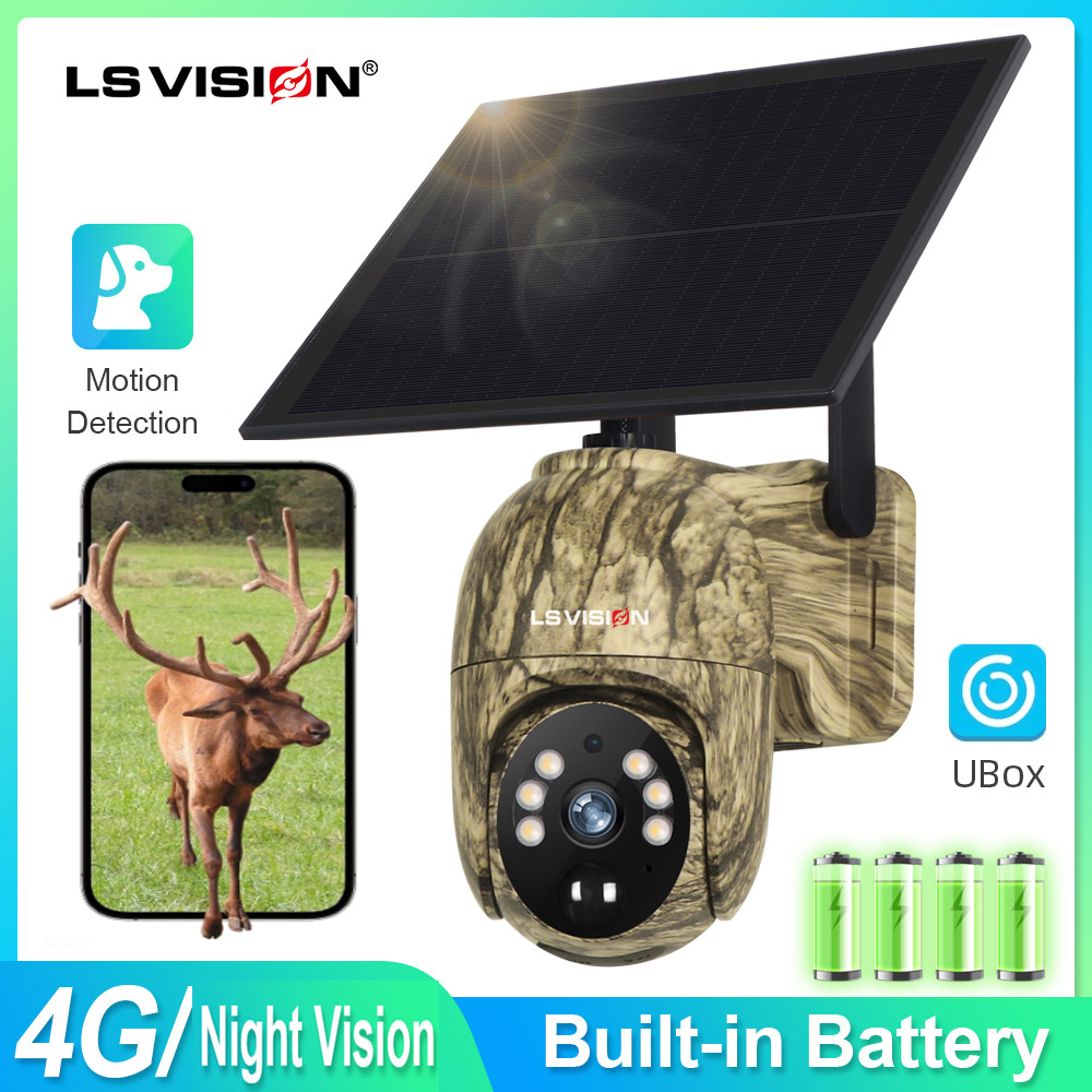 Outdoor Sport Camera - LS VISION Wildlife Camera Solare 4MP