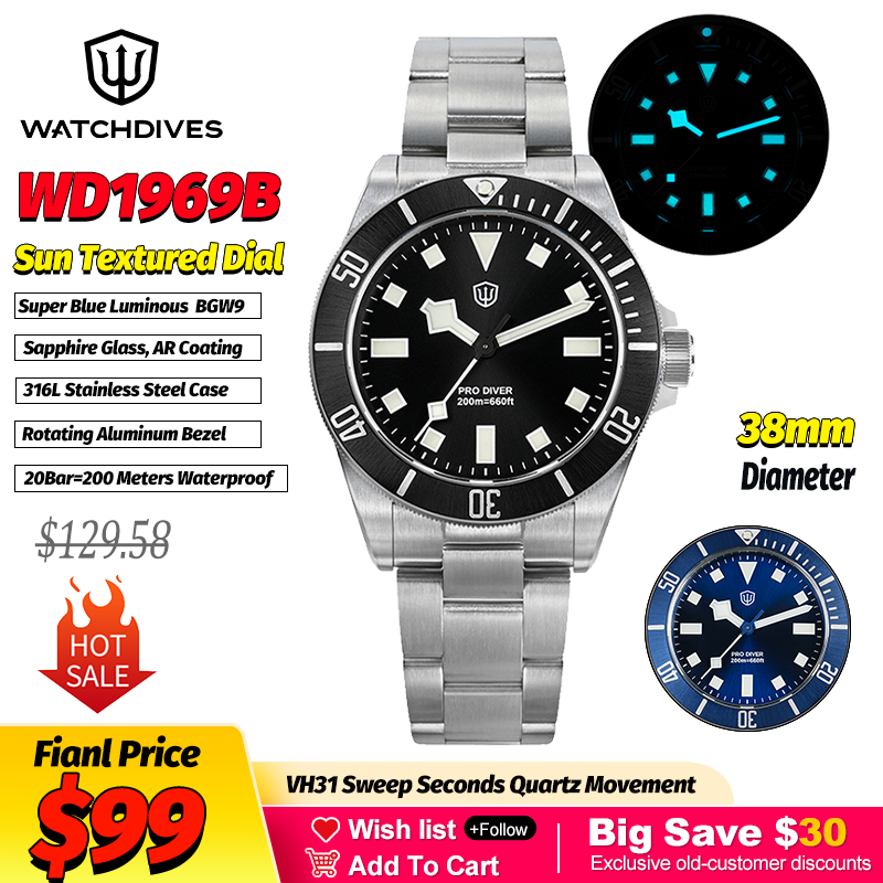 Outdoor Sport Smart Watch - Watchdives WD1969 Orologi da polso al