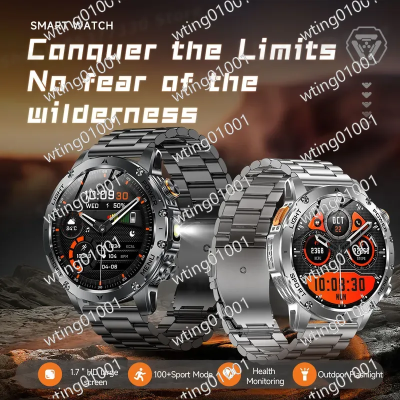Smartwatch AK87 con Torcia, Ch - Outdoor Sport Smart Watch recensione e prezzo
