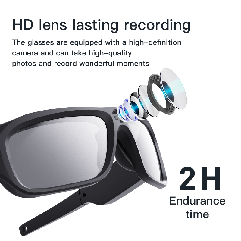Occhiali Smart 4K HD con Telec - Outdoor Sport Camera recensione e prezzo