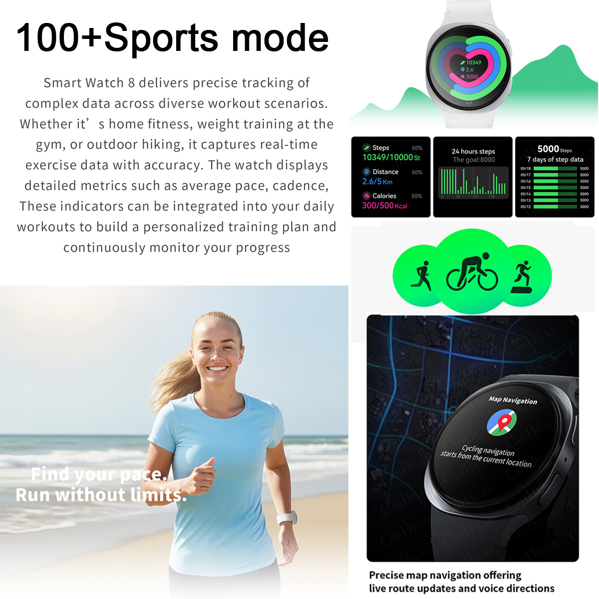 Nuovo Smartwatch 2026 con GPS, - Outdoor Sport Smart Watch recensione e prezzo