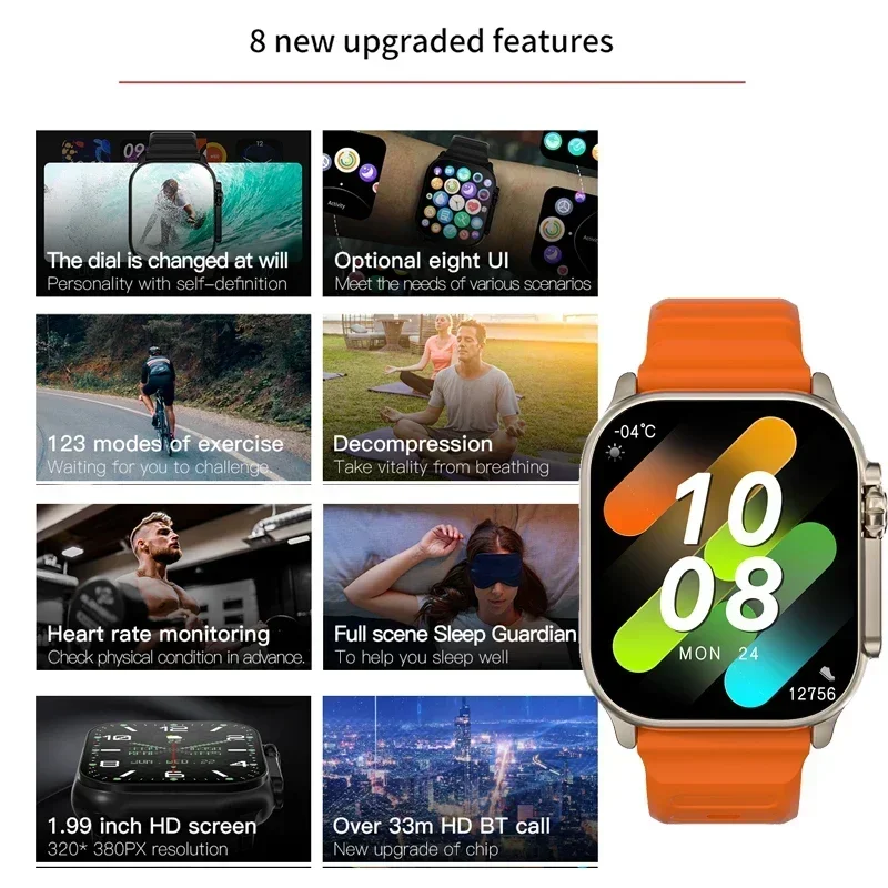 Nuovo Smartwatch Serie 9 PK HK - Outdoor Sport Smart Watch recensione e prezzo