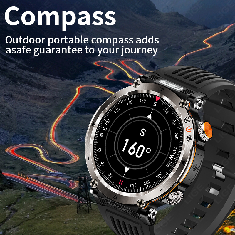 Nuovo Smartwatch Militare da E - Outdoor Sport Smart Watch recensione e prezzo